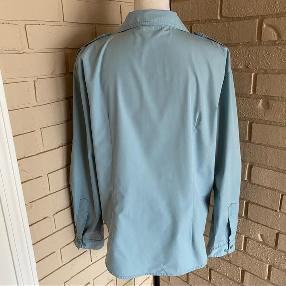 Womens Tilley Endurables Button Front Shirt Floral Botanical Blouse Size XL - Picture 6 of 10